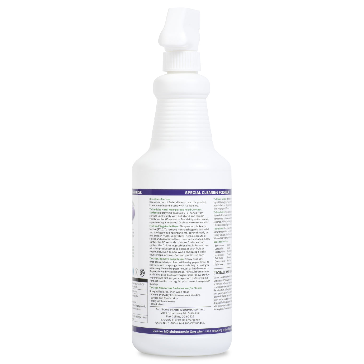 ArmiClenz™ Disinfectant - 32 fl oz - ArmiClenz